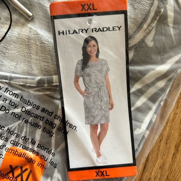 Hilary Radley Ladies' Short Sleeve Dress, Gray - Picture 8 of 8